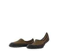 FALKE Cosyshoe Invisible M Hp lana puños en la suela 1 par, Calcetines para casa, Beis Wood 4241, 45-46