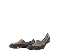 FALKE Cosyshoe Invisible M Hp lana puños en la suela 1 par, Calcetines para casa Hombre, Marrón Oak Melange 5075, 43/44 EU