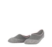 FALKE Cosyshoe Invisible W Hp lana puños en la suela 1 par, Calcetines para casa , Gris Light Grey 3400, 37-38
