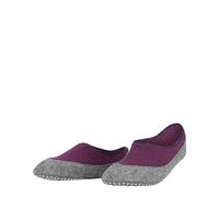 FALKE Cosyshoe Invisible W HP lana puños en la suela 1 par, Calcetines para casa Mujer, Rojo (Ruby Melange 8486), 37-38