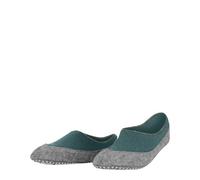 FALKE Cosyshoe Invisible W Hp lana puños en la suela 1 par, Calcetines para casa Mujer, Verde Neptun 7476, 37/38 EU