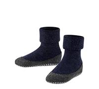 FALKE Cosyshoe K Hp lana puños en la suela 1 par, Calcetines para casa Unisex niños, Azul Dark Blue 6680, 29/30 EU