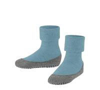 FALKE Cosyshoe Minis K Hp lana puños en la suela 1 par, Calcetines para casa, Azul Key Largo 6852, 27-28