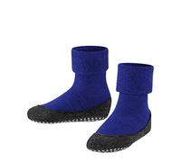 FALKE Cosyshoe Minis K Hp lana puños en la suela 1 par, Calcetines para casa Unisex niños, Azul Cobalt Blue 6054, 23/24 EU