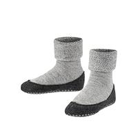 FALKE Cosyshoe Minis K Hp lana puños en la suela 1 par, Calcetines para casa Unisex niños, Gris Light Grey 3400, 21/22 EU