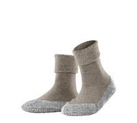 FALKE Cosyshoe W Hp lana puños en la suela 1 par, Calcetines para casa Mujer, Beis Wheat Melange 4087, 37/38 EU
