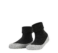 FALKE Cosyshoe W Hp lana puños en la suela 1 par, Calcetines para casa Mujer, Gris Anthracite Melange 3099, 41/42 EU