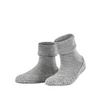 FALKE Cosyshoe W Hp lana puños en la suela 1 par, Calcetines para casa Mujer, Gris Light Grey 3400, 41/42 EU