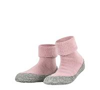 FALKE Calcetines para casa Cosyshoe W Hp, lana, puños en la suela, Rojo Almond Blossom 8449 37/38