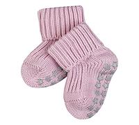 FALKE Catspads Cotton B HP algodón puños en la suela 1 par, Calcetines para casa Unisex bebé, Rosa (Thulit 8663), 74-80