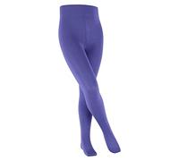 FALKE Cotton Touch K Ti Algodón Gruesa Unicolor 1 Pieza, Pantimedias Unisex niños, Morado (Blue Iris 8316), 80-92