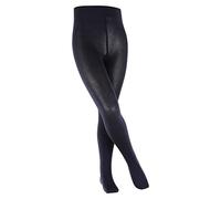 FALKE Cotton Touch K Ti algodón gruesas lisas 1 pieza, Pantimedias Unisex niños, Azul Dark Navy 6370, 110-116