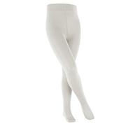 FALKE Cotton Touch K Ti algodón gruesas lisas 1 pieza, Pantimedias Unisex niños, Blanco Off-White 2040, 98-104