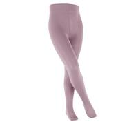 FALKE Cotton Touch K Ti algodón gruesas lisas 1 pieza, Pantimedias Unisex niños, Rosa Thulit 8663, 134-146