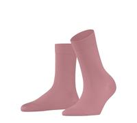 FALKE Cotton Touch W So algodón lisos 1 par, Calcetines Mujer, Rosa Peachy 8981, 39-42