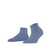 FALKE Cotton Touch W Sso algodón lisos 1 par, Calcetines Mujer, Azul Sky Blue 6876, 35-38