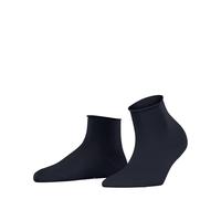 FALKE Cotton Touch W Sso algodón lisos 1 par, Calcetines Mujer, Azul Space Blue 6116, 39-42