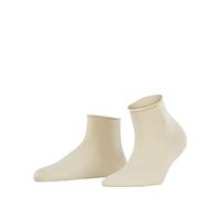 FALKE Cotton Touch W Sso algodón lisos 1 par, Calcetines Mujer, Beis Cream 4011, 39-42