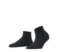 FALKE Cotton Touch W Sso algodón lisos 1 par, Calcetines Mujer, Gris Graphite 3146, 35-38