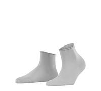 FALKE Cotton Touch W Sso algodón lisos 1 par, Calcetines Mujer, Gris Silver 3290, 35-38