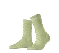 FALKE Creole W So algodón estampados 1 par, Calcetines Mujer, Verde Jade 7376, 37-38