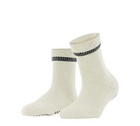 FALKE Cuddle Pads W Hp algodón lana puños en la suela 1 par, Calcetines para casa Mujer, Blanco Off-White 2049, 39/42 EU