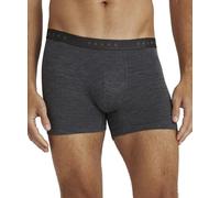 FALKE Daily ClimaWool M Bx Lana Lyocell Secado rápido 1 Pieza, Calzoncillos Boxer Hombre, Gris Dark Grey -Heather 3278, XL