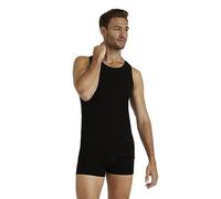 FALKE Daily ClimaWool Singlet M S/l SH Lana Lyocell Secado rápido 1 Pieza, Ropa Interior Hombre, Negro Black 3000, 3XL