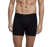 FALKE Daily Comfort Long Leg Multipack M Bx algodón Transpirable 2 Piezas, Calzoncillos bóxer Hombre, Negro Black 3000, XXL