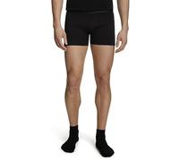 FALKE Daily Comfort Multipack M Bx algodón Transpirable 2 Piezas, Calzoncillos Boxer Hombre, Negro Black 3000, L