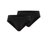 FALKE Daily Comfort Multipack M Sl algodón transpirable 2 piezas, Braga Hombre, Negro Black 3000, L