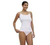 FALKE Daily Comfort Multipack W S/l SH algodón Transpirable 2 Piezas, Ropa Interior Mujer, Blanco White 2000, XS