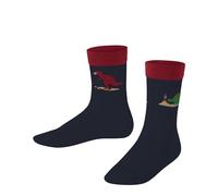 FALKE Dinosaurs K So algodón estampados 1 par, Calcetines Unisex niños, Azul Space Blue 6116, 35-38