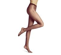 FALKE Dot 15 DEN W Ti transparente estampadas 1 pieza, Pantimedias Mujer, Rojo Ruby 8830, M