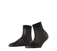 Falke Calcetines Dot 15 DEN W transparentes estampados Mujer Azul Marine 6179 35-38