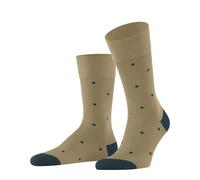FALKE Dot M So algodón estampados 1 par, Calcetines Hombre, Beis Jute 4093, 39-42