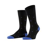 FALKE Dot M So algodón estampados 1 par, Calcetines Hombre, Negro Black-Mix 3010, 39-42