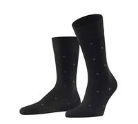FALKE Dot M So algodón estampados 1 par, Calcetines Hombre, Negro Russ 3040, 39-42