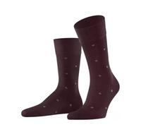 FALKE Dot M So algodón estampados 1 par, Calcetines Hombre, Rojo Rioja 8594, 39-42