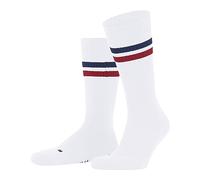 FALKE Dynamic U So algodón estampados 1 par, Calcetines Unisex adulto, Blanco Weiss-Blau-Rot 2068, 39-41