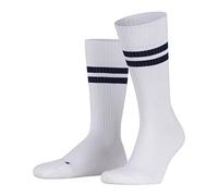 FALKE Dynamic U So algodón estampados 1 par, Calcetines Unisex adulto, Blanco White 2000, 44-45