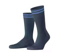 FALKE Dynamic Wool U So lana estampados 1 par, Calcetines Unisex adulto, Azul Blue Ink 6491, 44-45