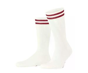 FALKE Dynamic Wool U So lana estampados 1 par, Calcetines Unisex adulto, Blanco Off-White 2040, 44-45