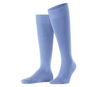 Falke Energizing Cotton M Kh algodón con compresión 1 par, Calcetines largos Hombre, Azul Cornflower Blue 6554, 41-42