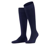 FALKE Energizing Wool M Kh lana algodón con compresión 1 par, Calcetines largos Hombre, Azul Deep Blue 6418, 41-42