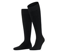 FALKE Energizing Wool M Kh lana algodón con compresión 1 par, Calcetines largos Hombre, Negro Black 3000, 39-40