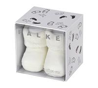 FALKE Erstling B So algodón lisos 1 par, Calcetines Unisex bebé, Blanco Off-White 2040, 62-68
