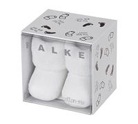 FALKE Erstling B So algodón lisos 1 par, Calcetines Unisex bebé, Blanco White 2000, 50-56