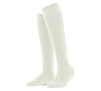FALKE Fable Estate W Kh lana lisos 1 par, Calcetines largos Mujer, Blanco Off-White 2040, 35-38