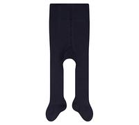 FALKE Family B Ti algodón sostenible lisas 1 pieza, Pantimedias Unisex bebé, Azul Dark Marine 6170, 74-80